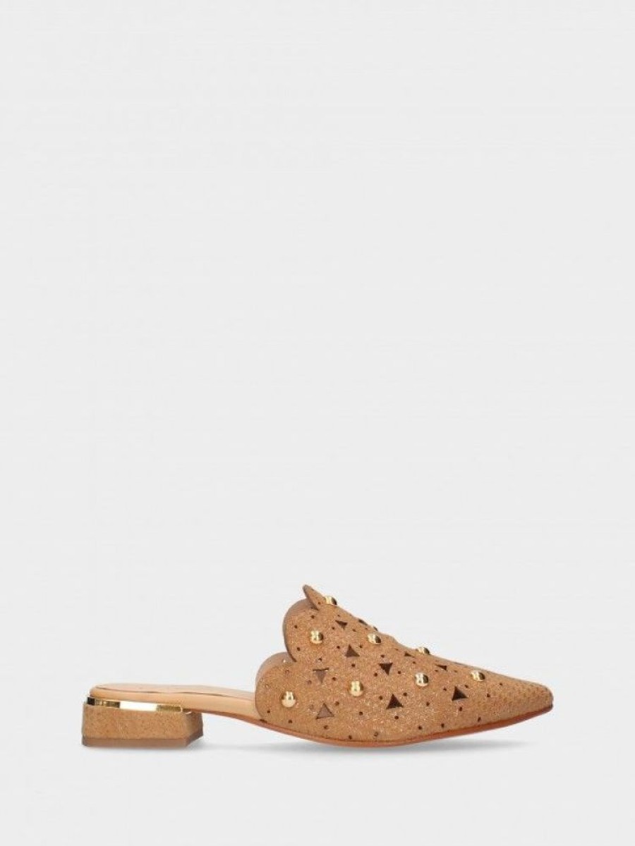 Calcado LEA | Mules Camel Para Mulher Lea57