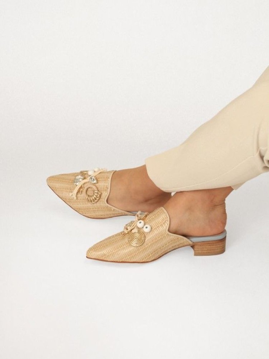 Calcado LEA | Mules Bege Para Mulher Lea46
