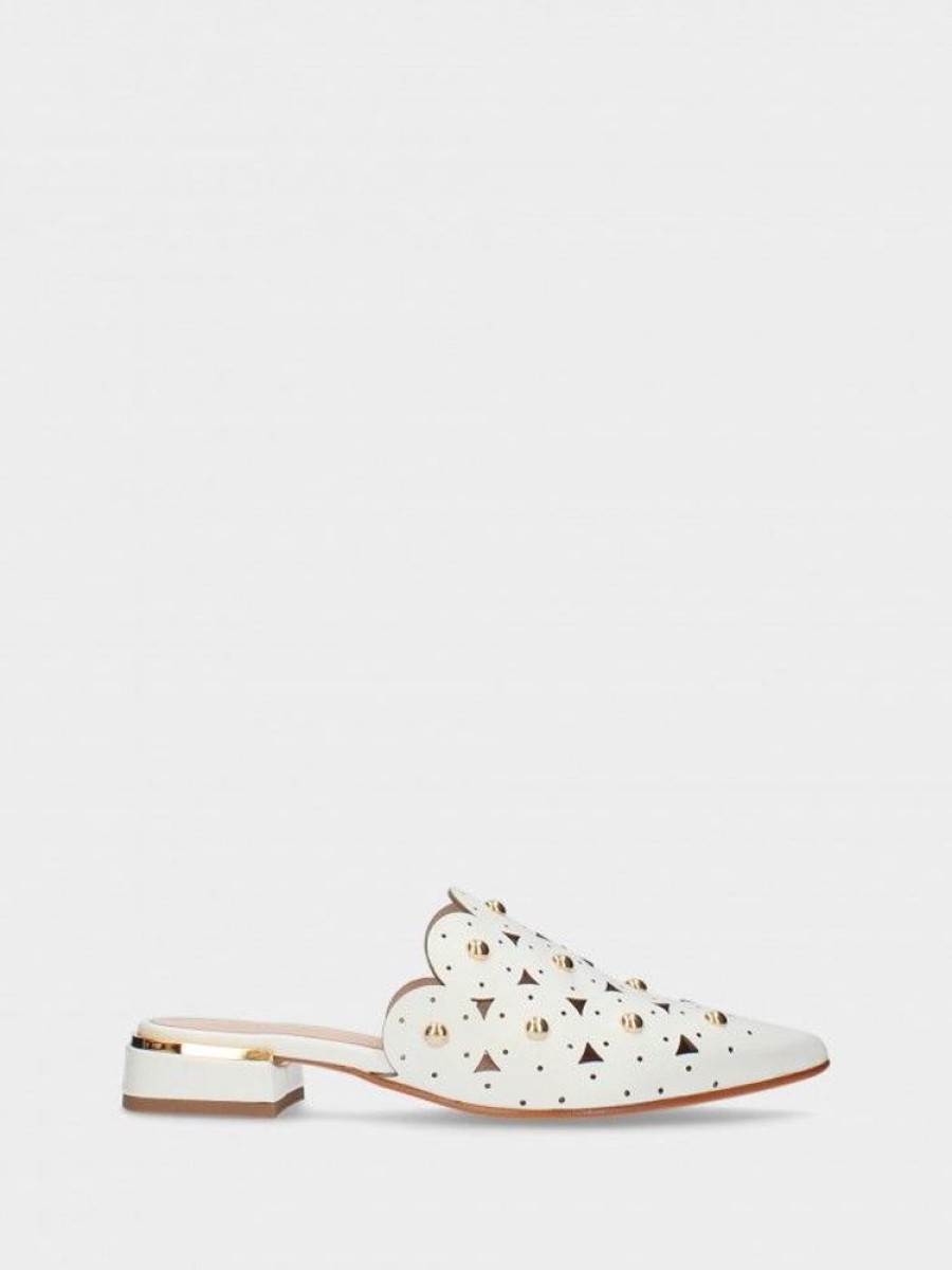Calcado LEA | Mules Brancos Para Mulher Lea47