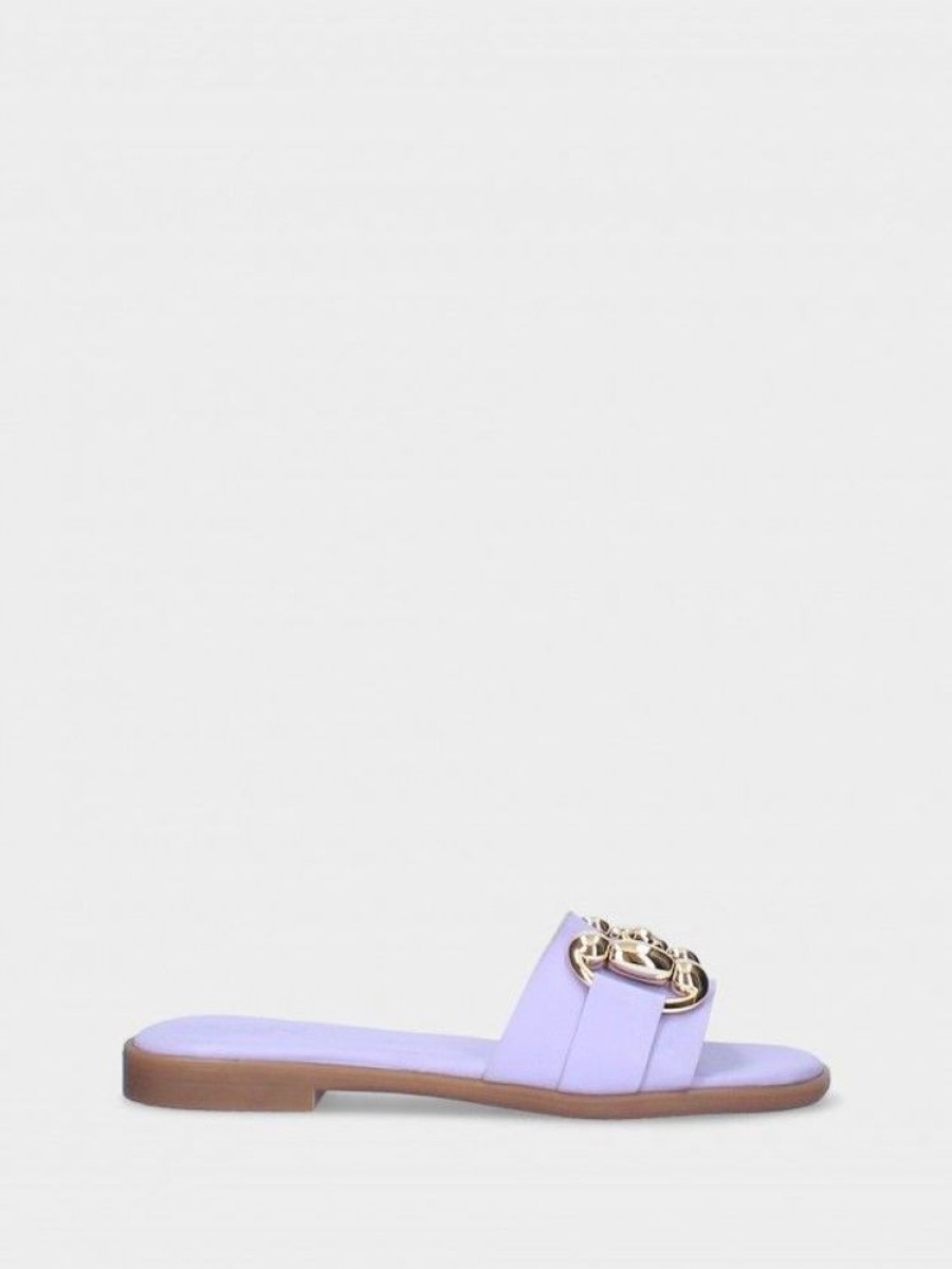 Calcado LUCA | Chinelo Lilas Raso Para Mulher Luca 09