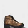 Calcado NICOLE | Bota Castanha Com Atacadores Para Mulher Nicole 06